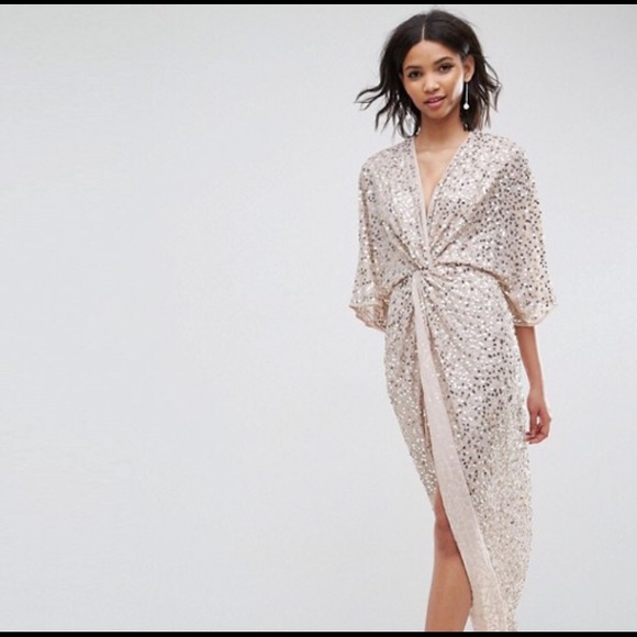 ASOS Dresses & Skirts - Asos Sequin Kimono Dress